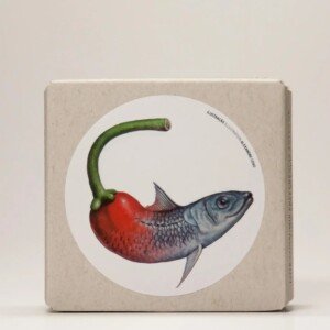 Vis in blik van Blikvanger